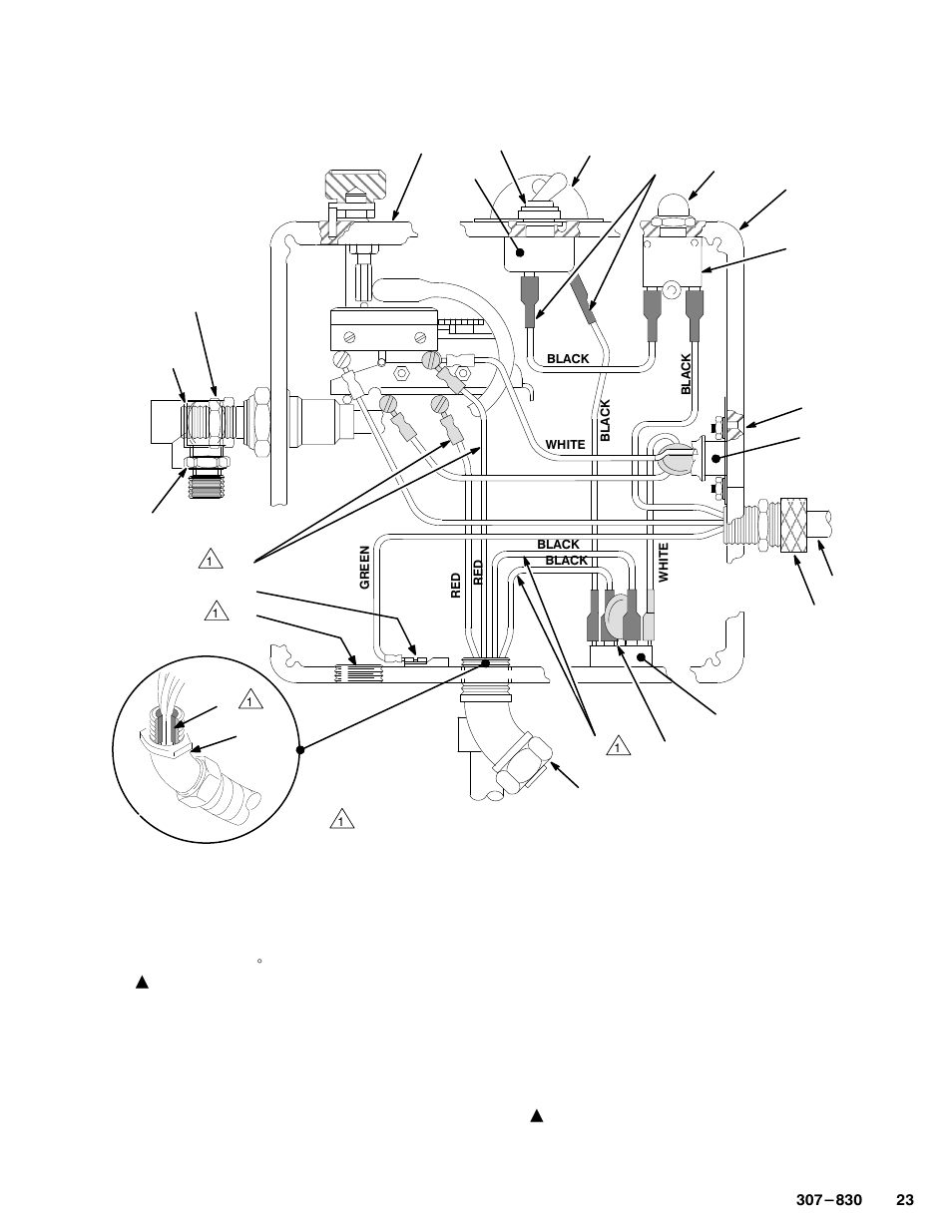 Parts – pressure control | Hitachi 220-856 User Manual | Page 23 / 28