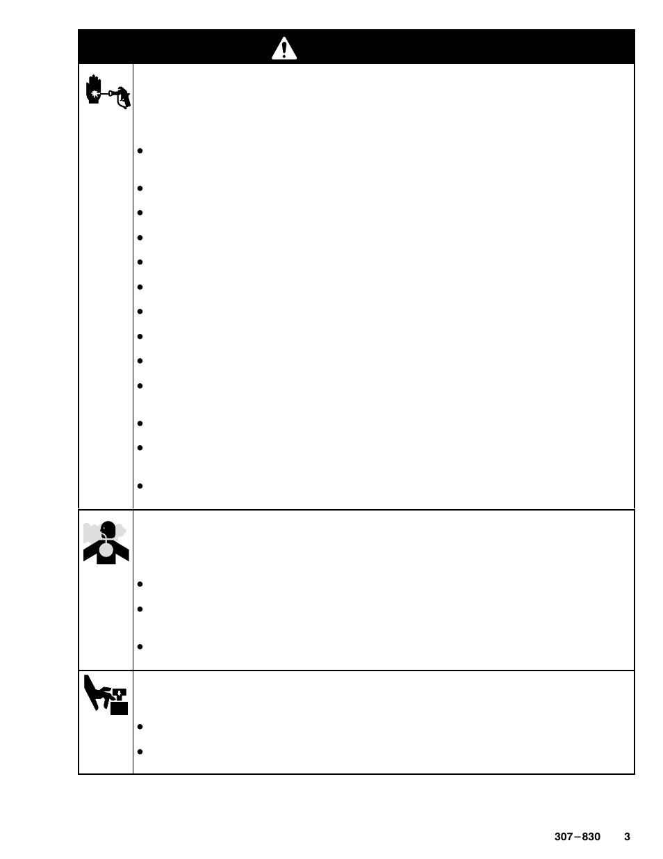 Warning | Hitachi 220-856 User Manual | Page 3 / 28