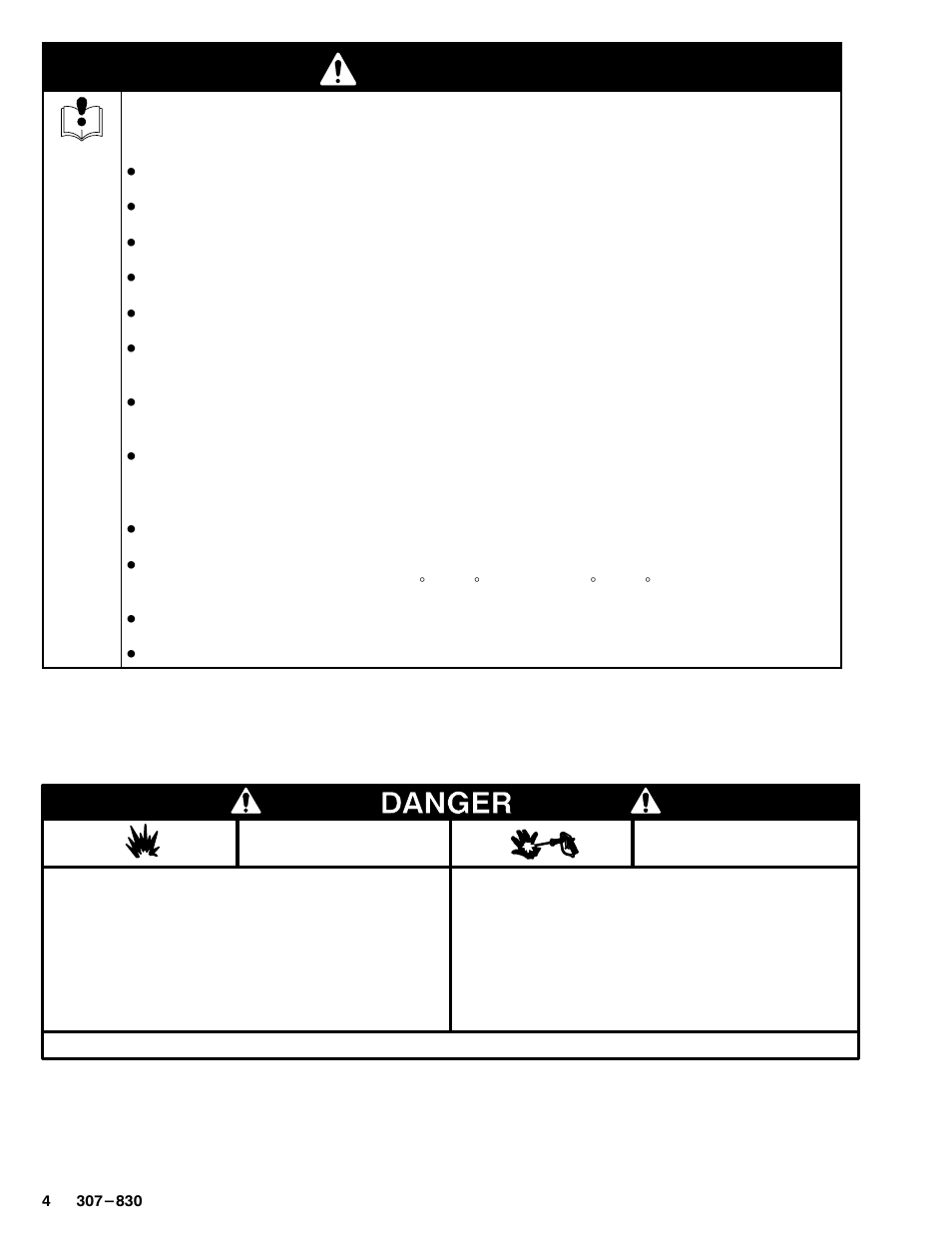 Warning | Hitachi 220-856 User Manual | Page 4 / 28