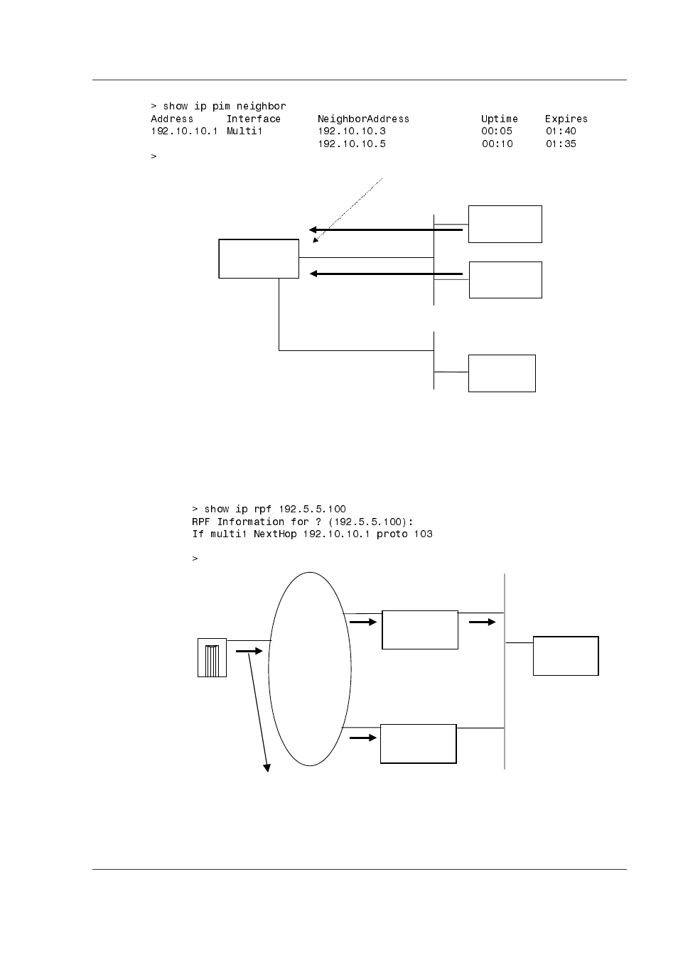 3 transmission source route information, 3 transmission source route information -23, Figure 5-42. result of s | Figure 5-43. result of s | Hitachi GR2000 Series User Manual | Page 123 / 328