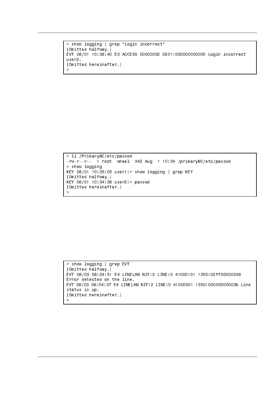 2 confirming there are no failure logs, 2 confirming there are no failure logs -5 | Hitachi GR2000 Series User Manual | Page 159 / 328