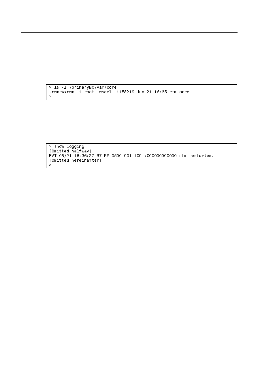 3 core file is created, 3 core file is created -10 | Hitachi GR2000 Series User Manual | Page 176 / 328