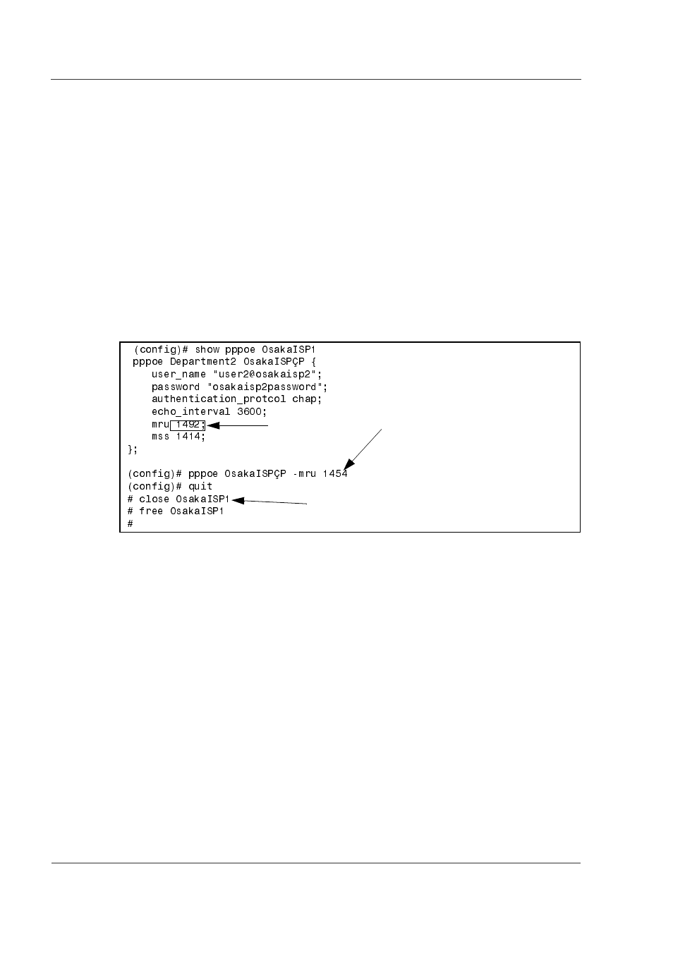 6 setting value for mru (mtu), 7 setting value of mss information, 6 setting value for | 7 setting value of, Subsection 7.5.3.6, Setting value for mru (mtu), Subsection 7.5.3.7, Setting value of mss information | Hitachi GR2000 Series User Manual | Page 214 / 328