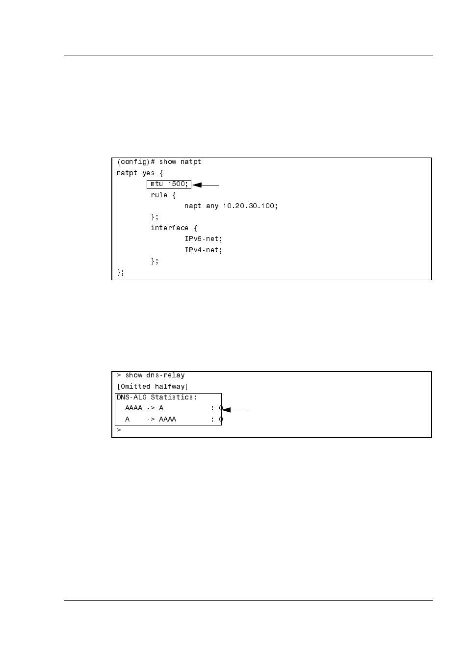 8 confirmation of statistics related to dns-alg, 9 confirmation of relay network, 9 confirmation of relay network -77 | Hitachi GR2000 Series User Manual | Page 243 / 328