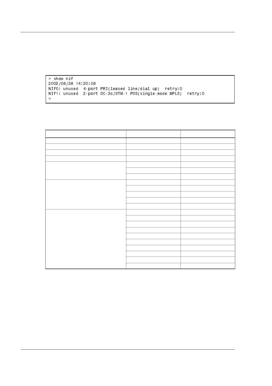 2 nif board, 2 nif board -8, Figure 4-7. confirmation of nif board -8 | Hitachi GR2000 Series User Manual | Page 86 / 328