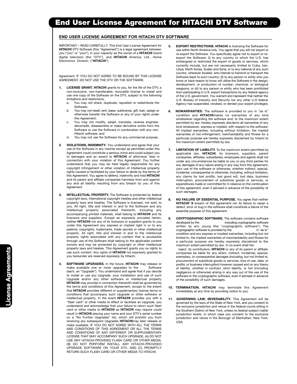 Hitachi P42T501A User Manual | Page 144 / 158