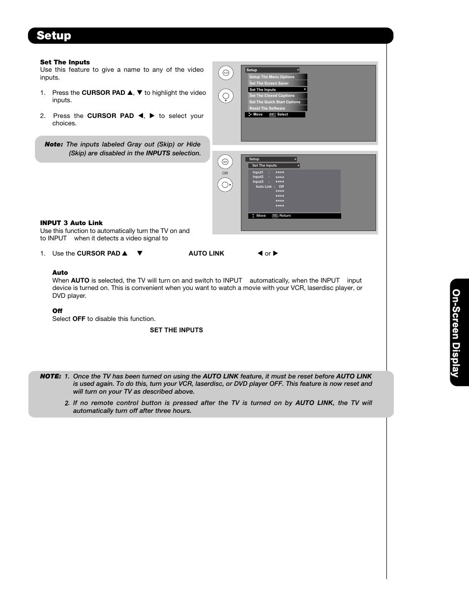 Setup | Hitachi P42T501A User Manual | Page 59 / 158