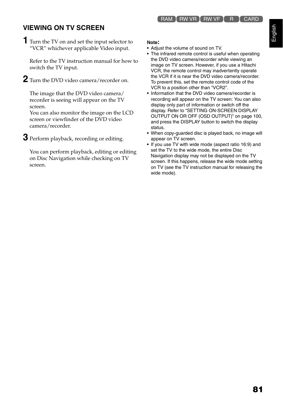 Hitachi DZMV750MA User Manual | Page 81 / 200