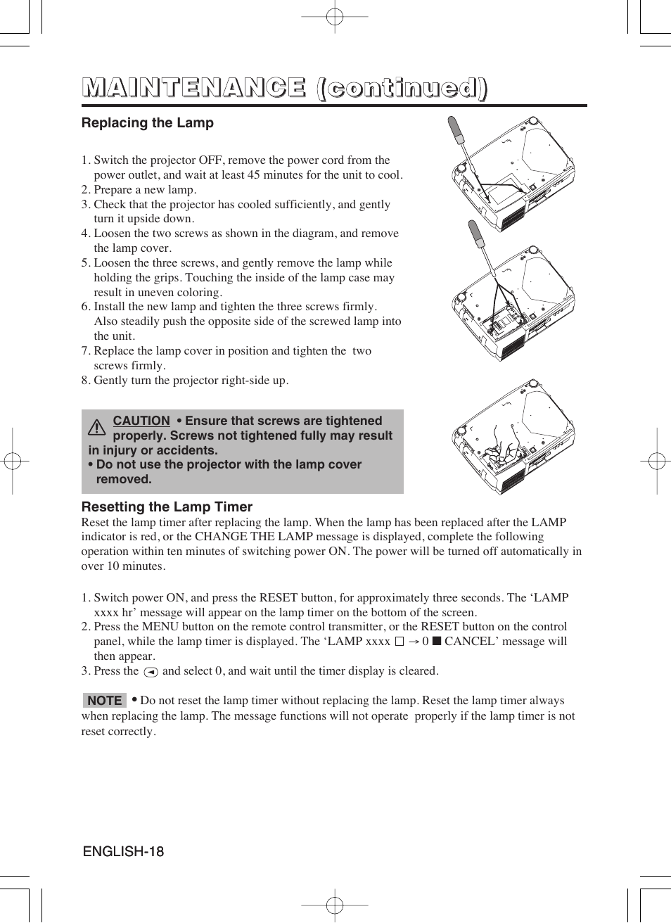 Hitachi CP-S420WA User Manual | Page 19 / 39