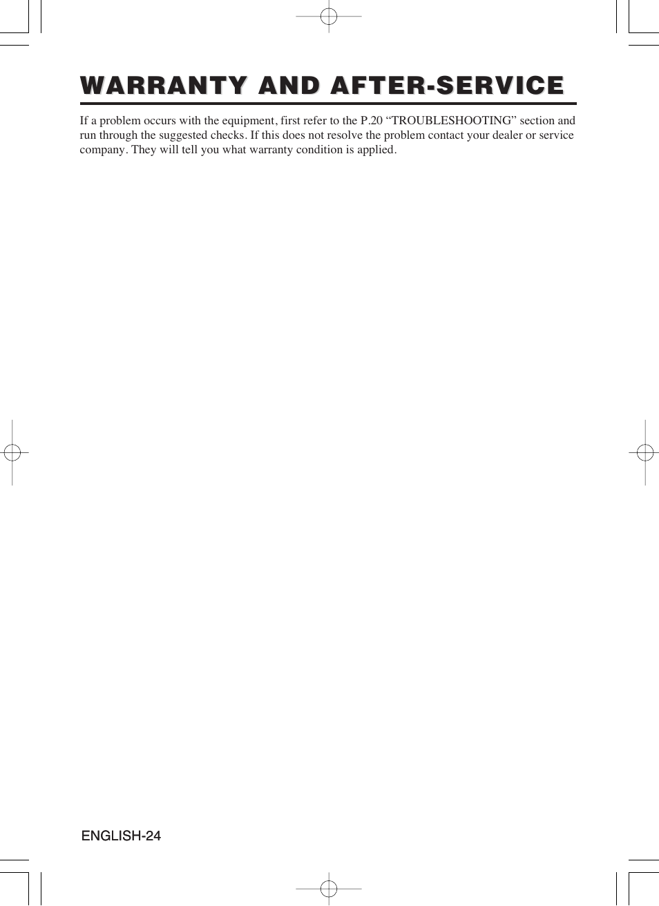 Warranty and after-service | Hitachi CP-S420WA User Manual | Page 25 / 39