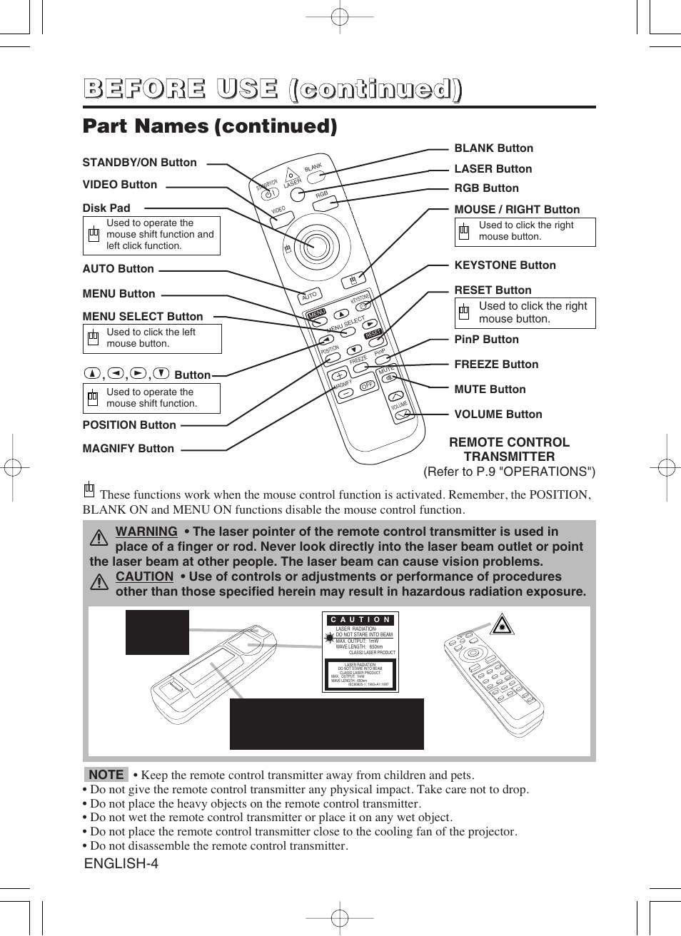 Hitachi CP-S420WA User Manual | Page 5 / 39