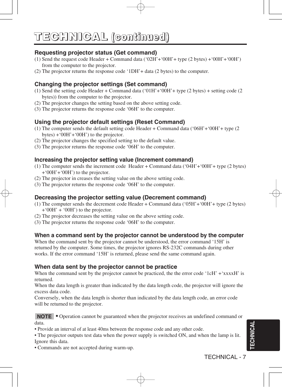 Hitachi CP-SX5600W User Manual | Page 32 / 40