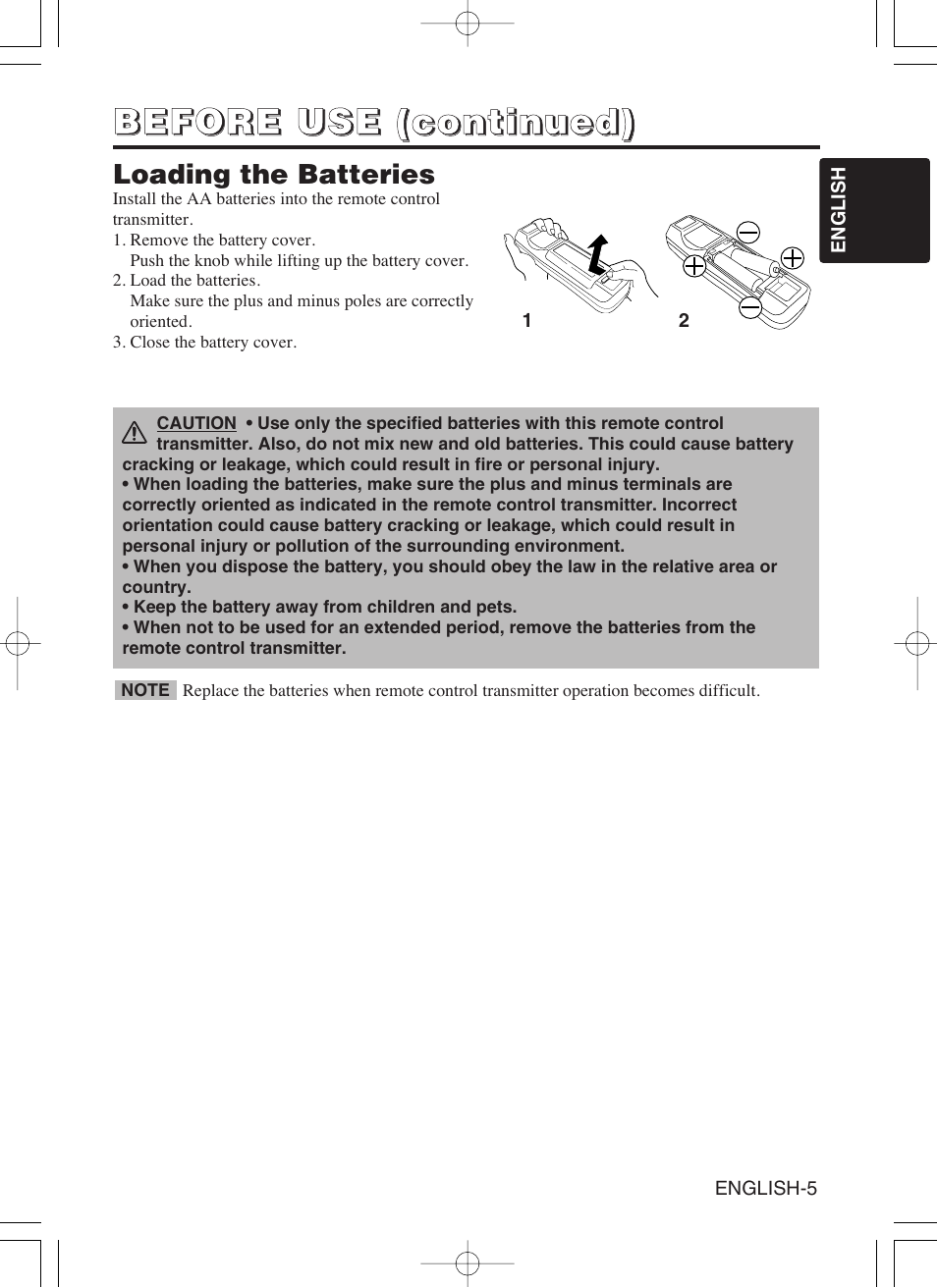 Hitachi CP-SX5600W User Manual | Page 6 / 40