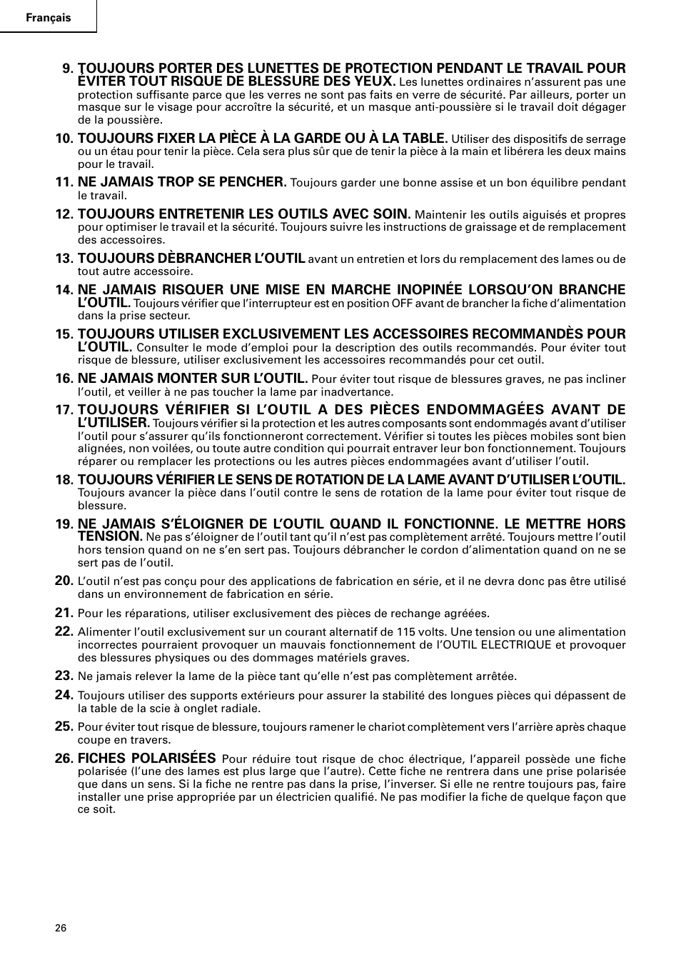 Hitachi C 8FB2 User Manual | Page 26 / 76