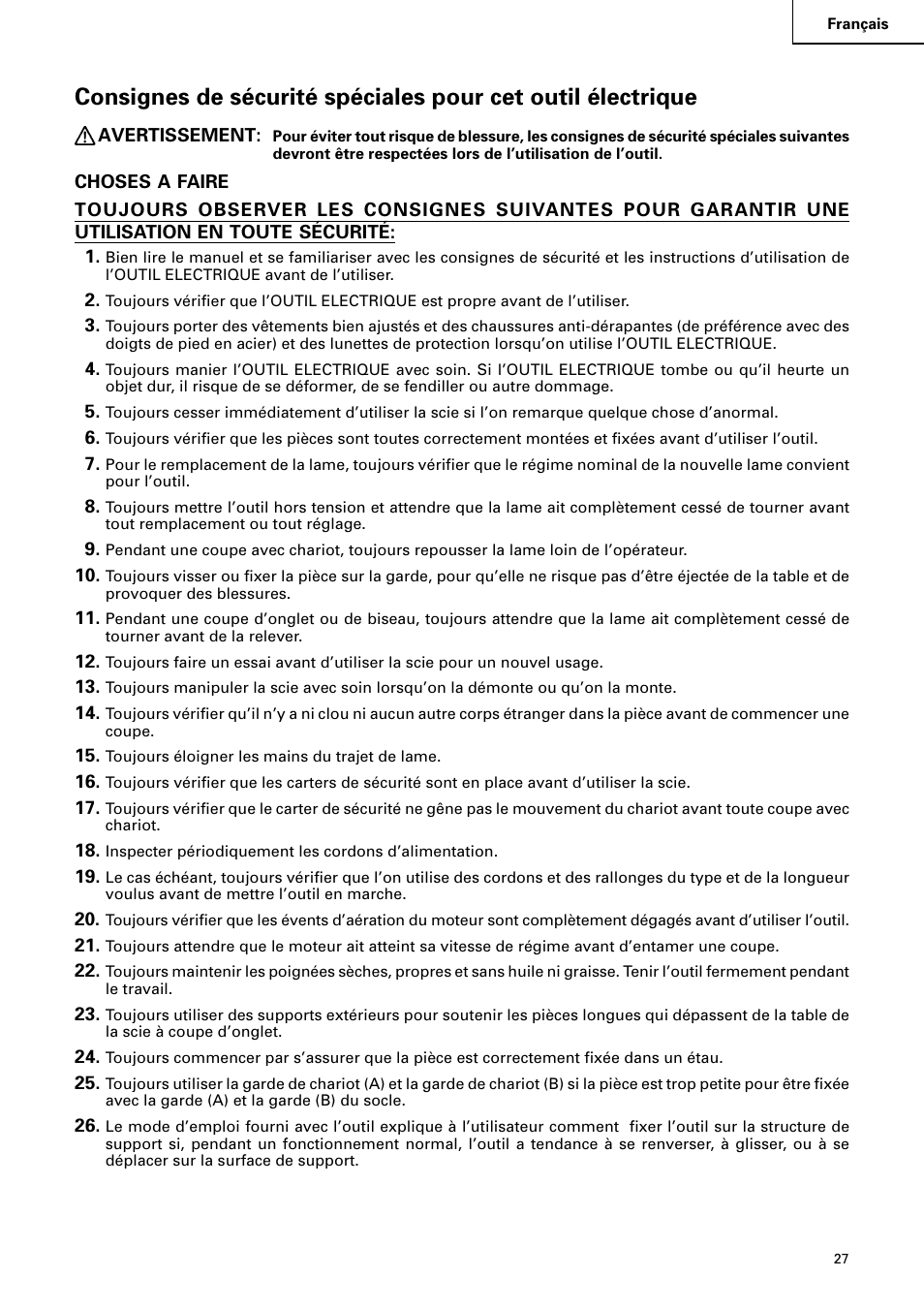 Hitachi C 8FB2 User Manual | Page 27 / 76