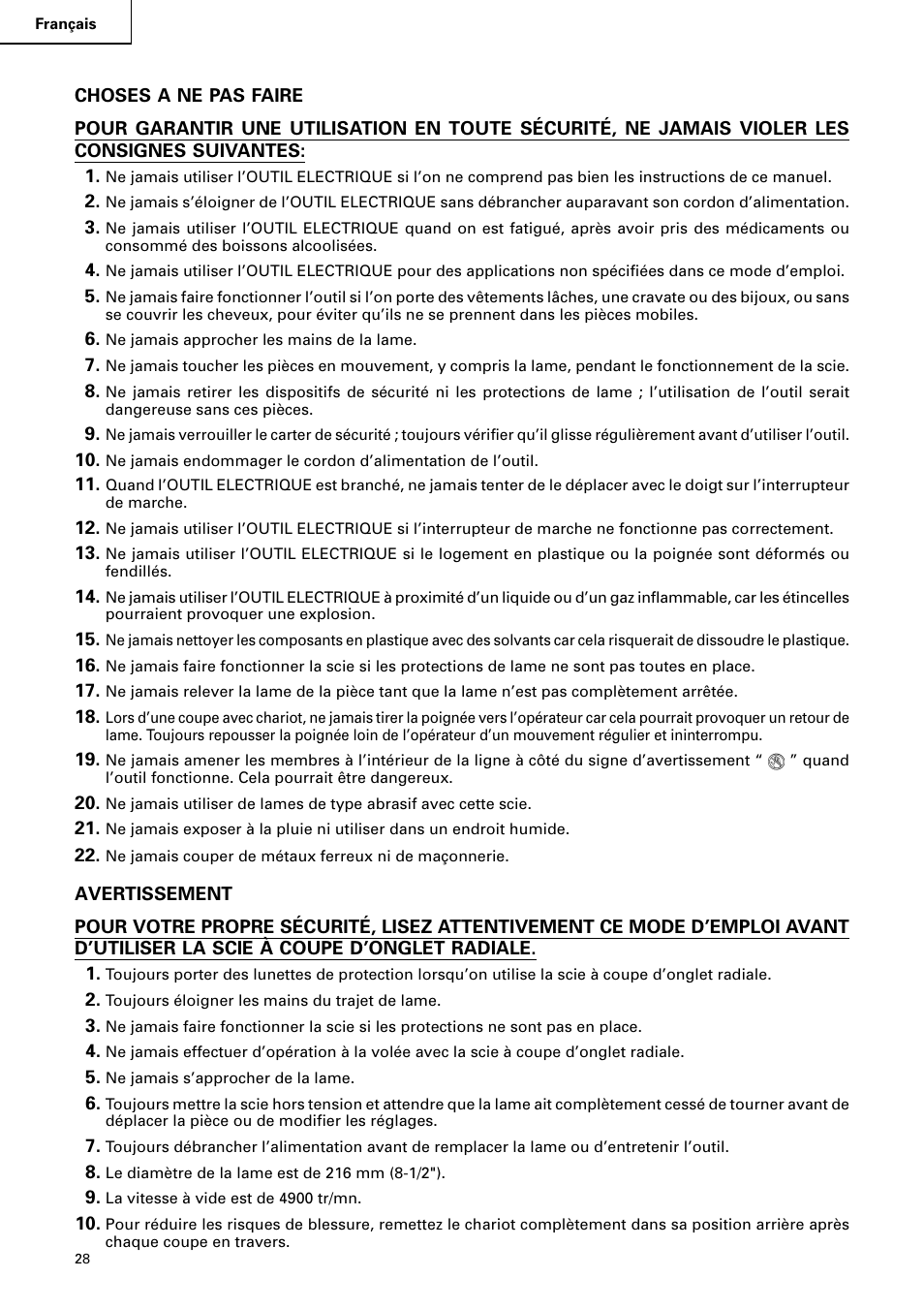 Hitachi C 8FB2 User Manual | Page 28 / 76