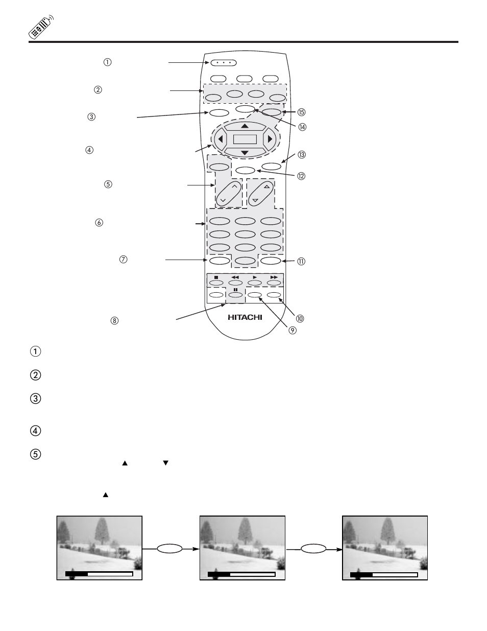 How to use the remote to control your tv | Hitachi 53FDX20B User Manual | Page 20 / 68