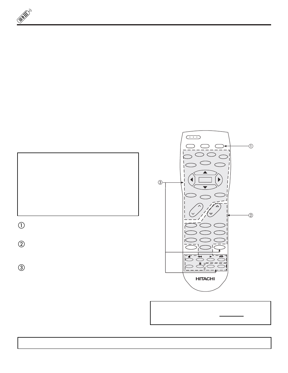 Using the remote to control vcr functions, My vcr code is | Hitachi 53FDX20B User Manual | Page 26 / 68