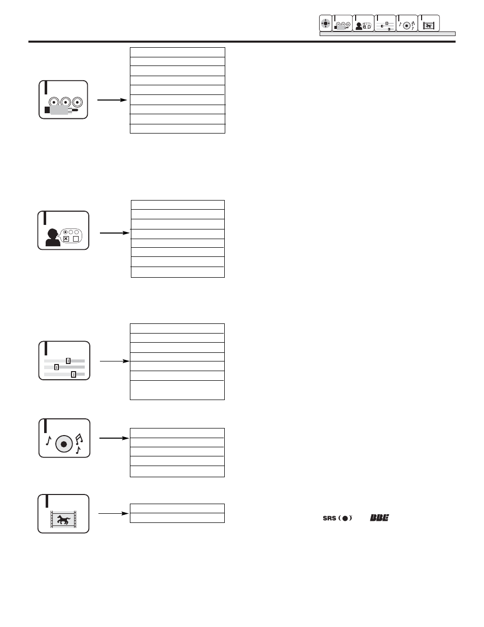 Ultratec osd, Setup, Customize video audio theater | Hitachi 53FDX20B User Manual | Page 31 / 68