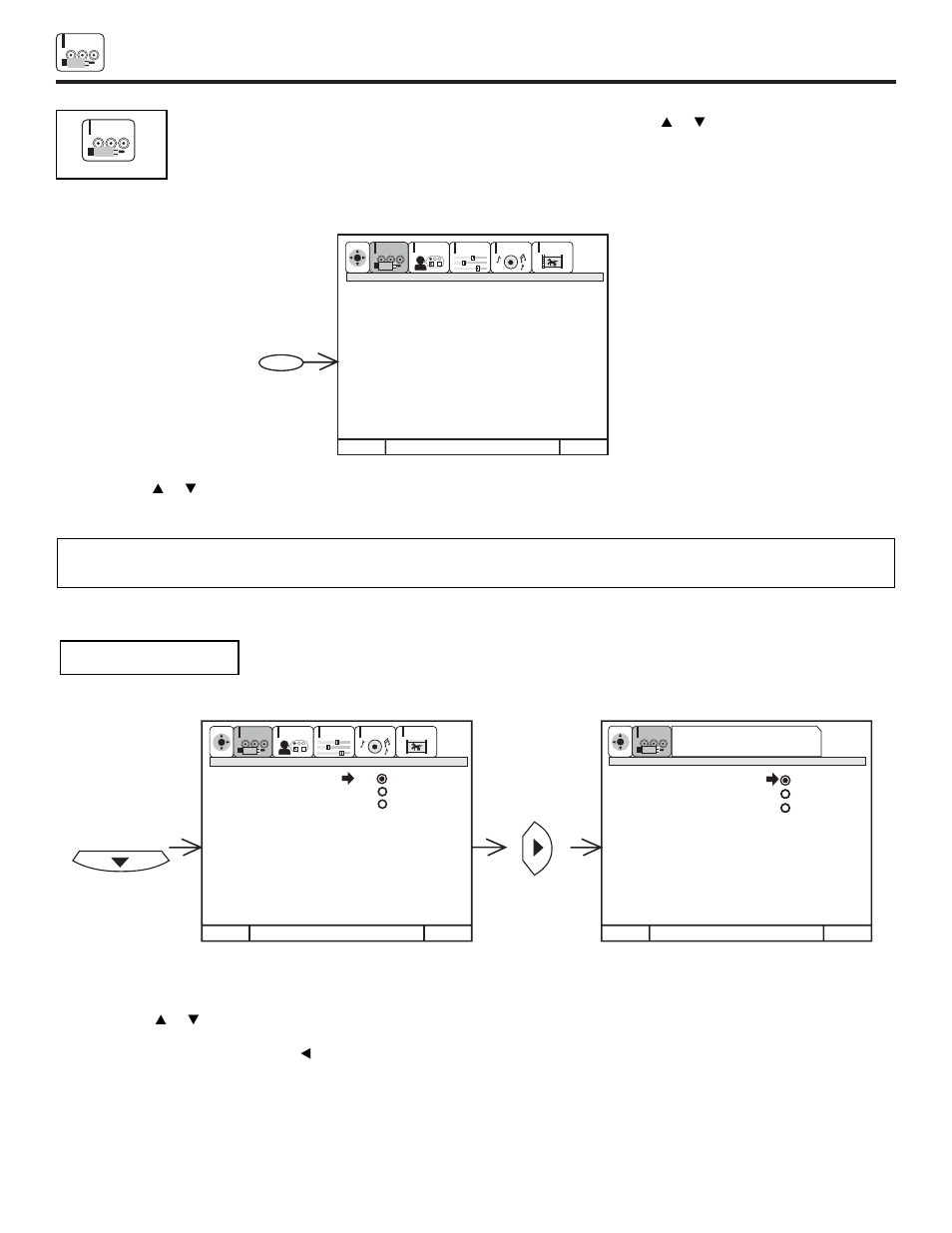 Set up, Cursor | Hitachi 53FDX20B User Manual | Page 32 / 68