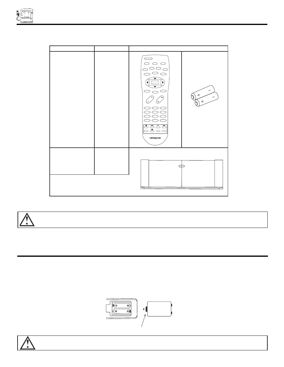 Accessories | Hitachi 53FDX20B User Manual | Page 4 / 68