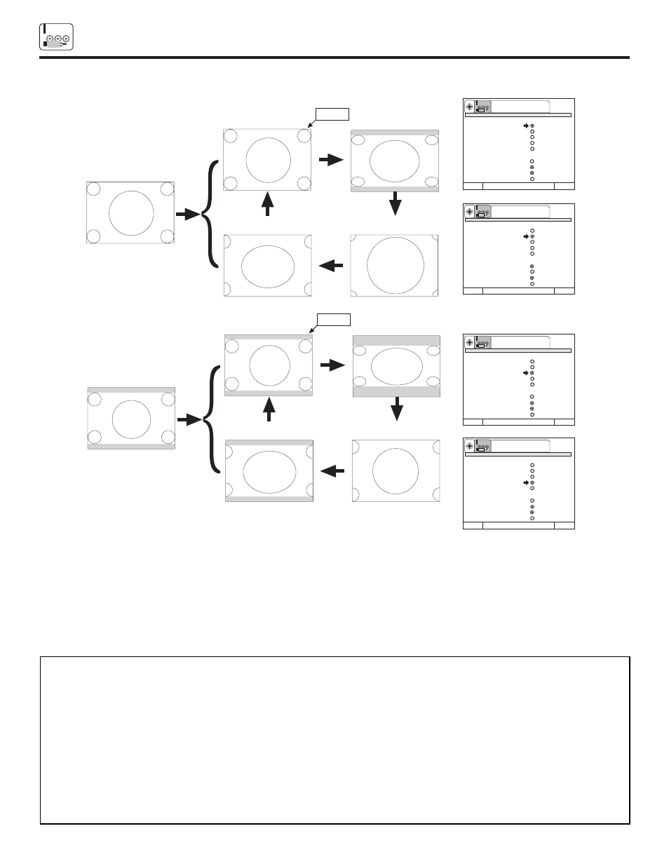 Set up, Normal | Hitachi 53FDX20B User Manual | Page 42 / 68