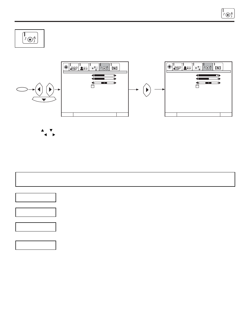 Audio | Hitachi 53FDX20B User Manual | Page 57 / 68