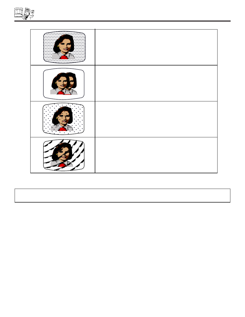 Reception problems | Hitachi 53FDX20B User Manual | Page 62 / 68