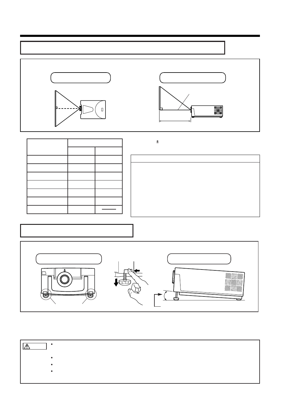 Installation, View from the top view from the side, View from the front | View from the side | Hitachi CP-S833E User Manual | Page 11 / 32