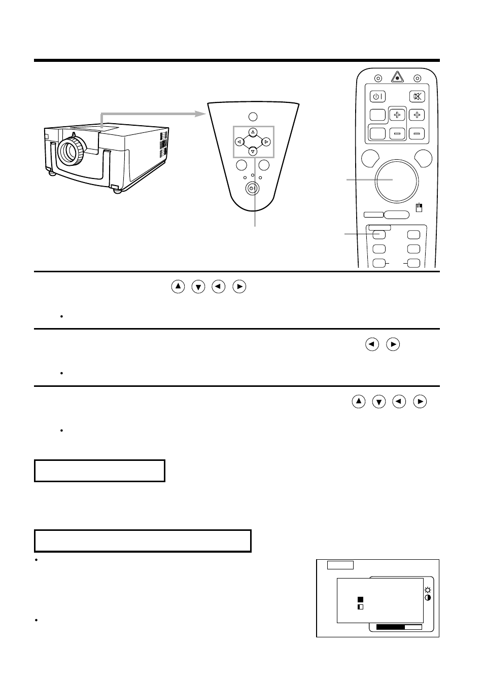 Adjustments and functions | Hitachi CP-S833E User Manual | Page 15 / 32