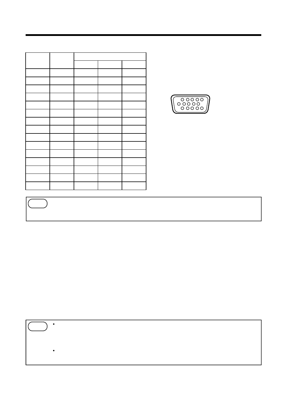 Connection to the control signal terminal, 22 1. control signal terminal, Mouse emulation | Hitachi CP-S833E User Manual | Page 22 / 32