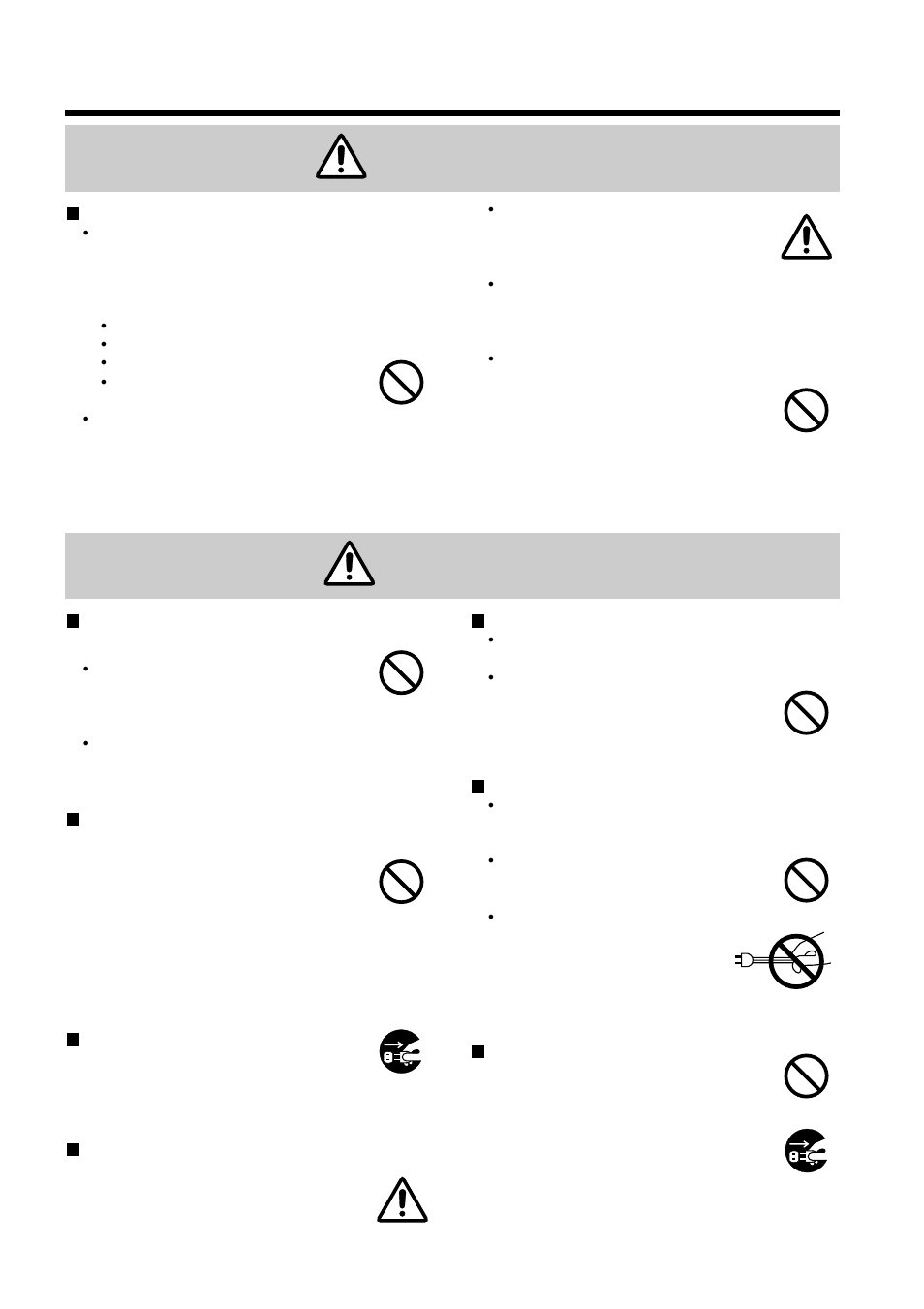 Warning caution | Hitachi CP-S833E User Manual | Page 5 / 32