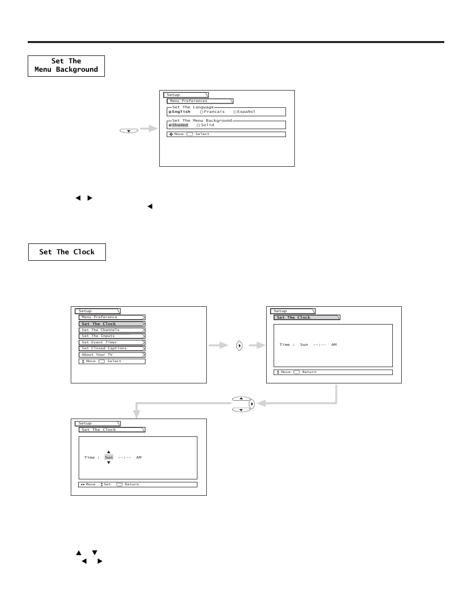 Setup | Hitachi 51UWX20B User Manual | Page 50 / 64