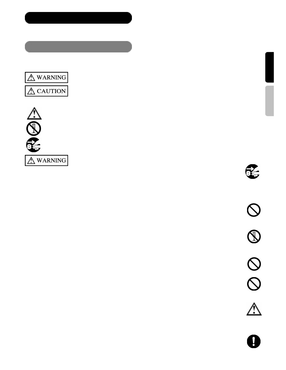 Safety instructions, About the symbols | Hitachi 42HDF52 User Manual | Page 4 / 50
