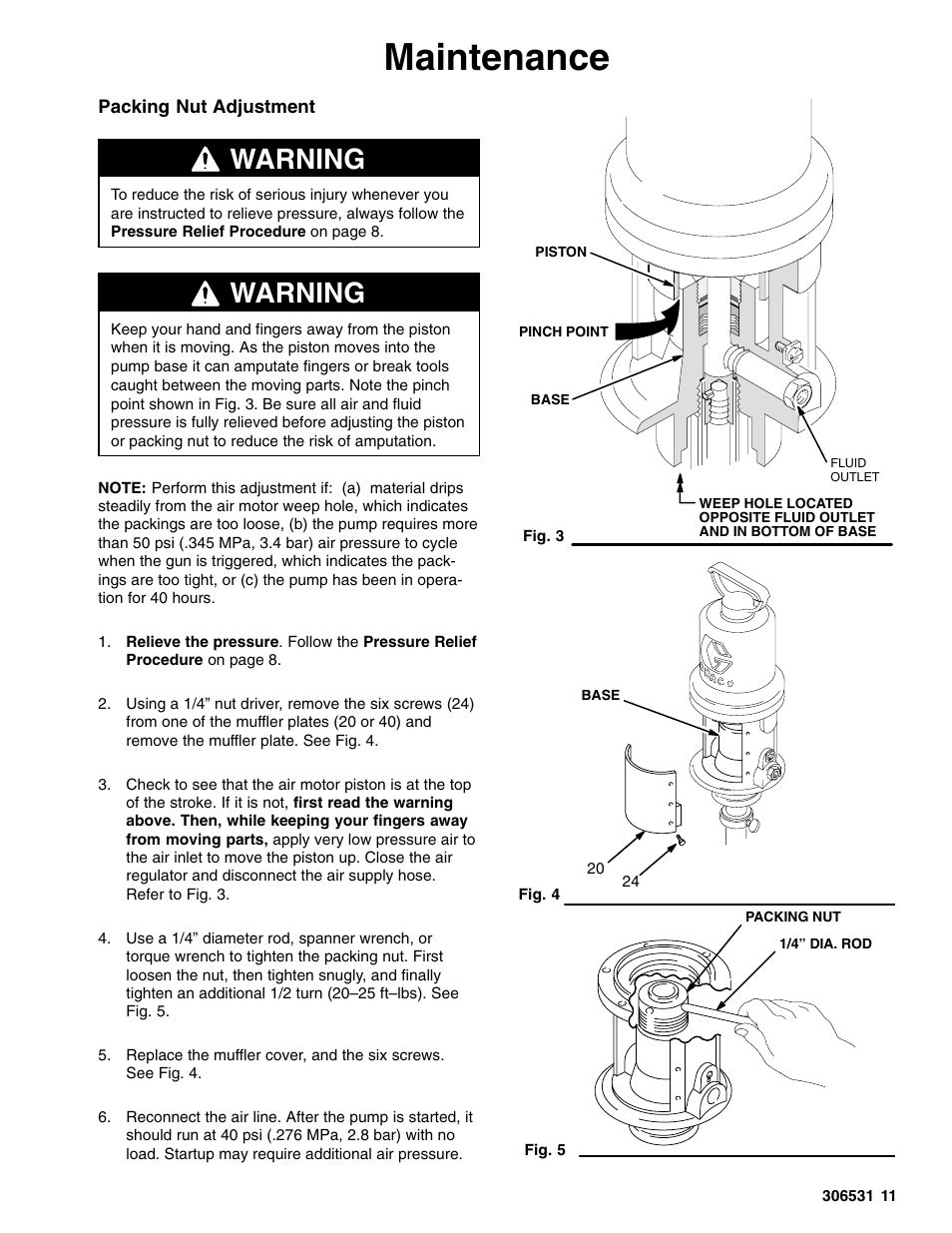 Maintenance, Warning | Hitachi SERIES J User Manual | Page 11 / 24