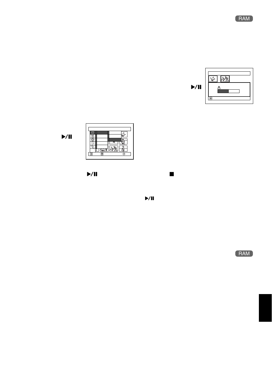 Combining multiple scenes (edit – combine), Arranging order of scenes (edit – move) | Hitachi DZ-MV780A User Manual | Page 113 / 190