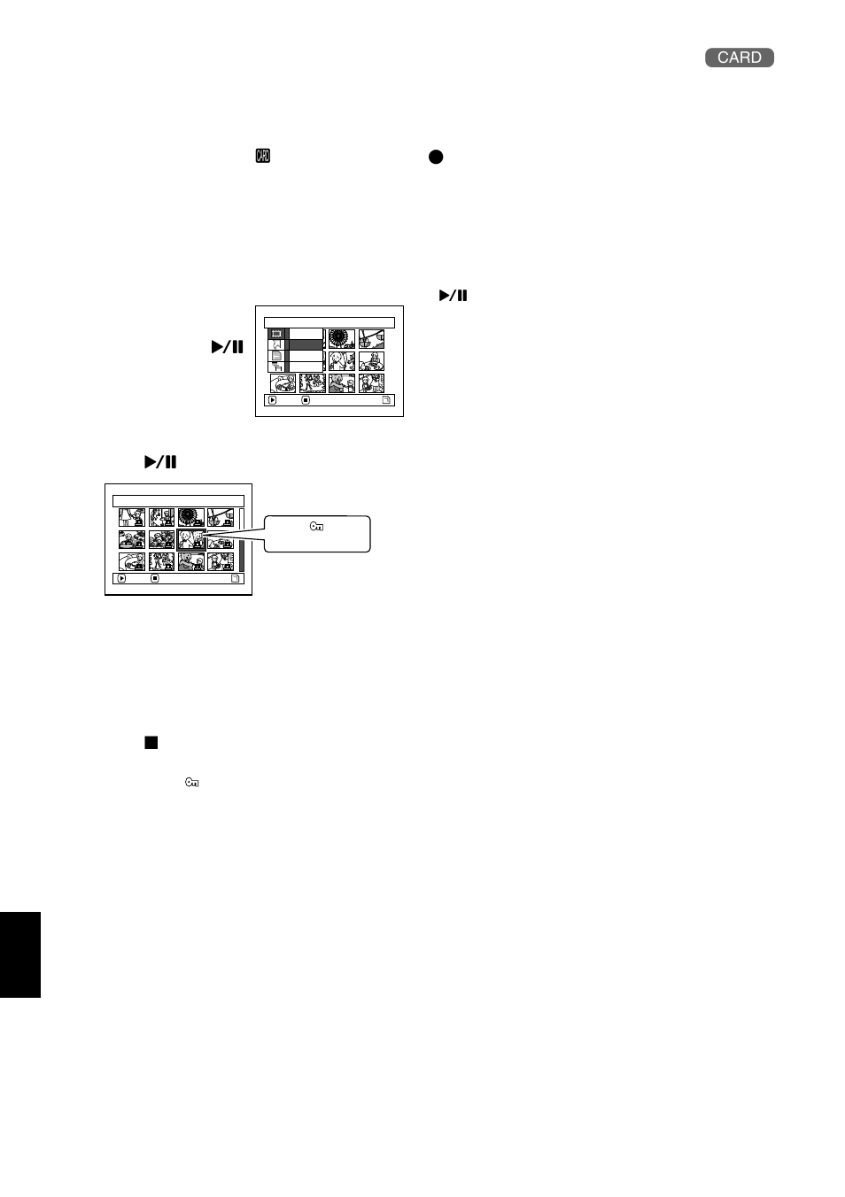 Locking scenes on card (lock) | Hitachi DZ-MV780A User Manual | Page 118 / 190