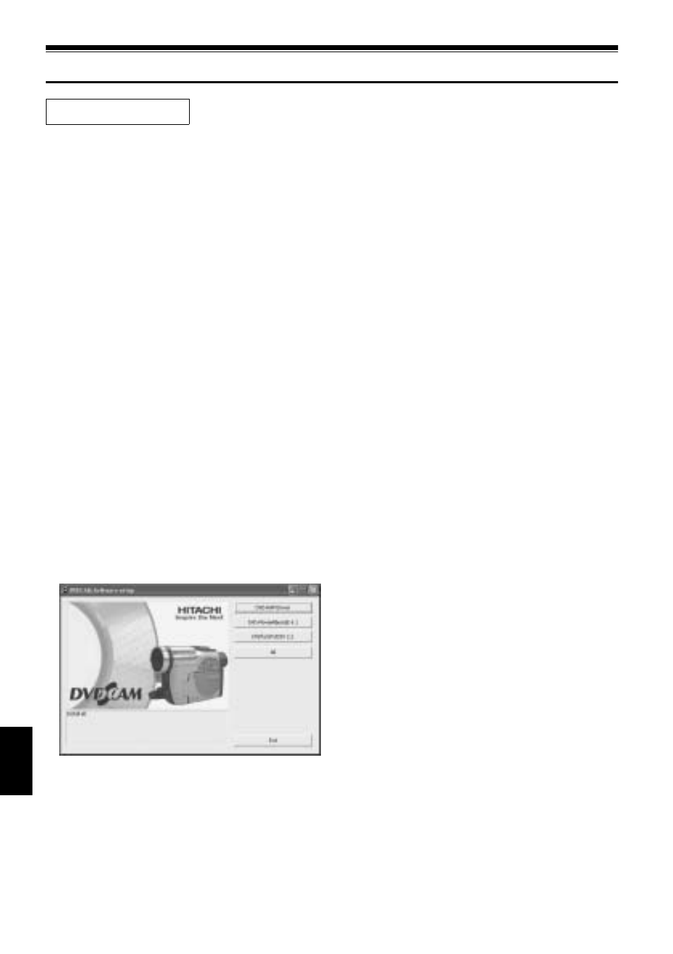 Installing software | Hitachi DZ-MV780A User Manual | Page 142 / 190
