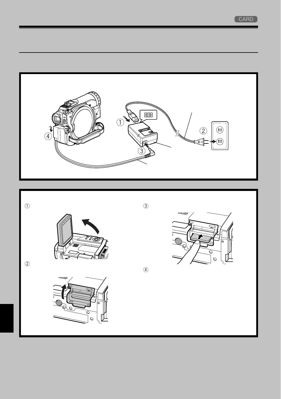Try recording and playing back using card (photo) | Hitachi DZ-MV780A User Manual | Page 22 / 190
