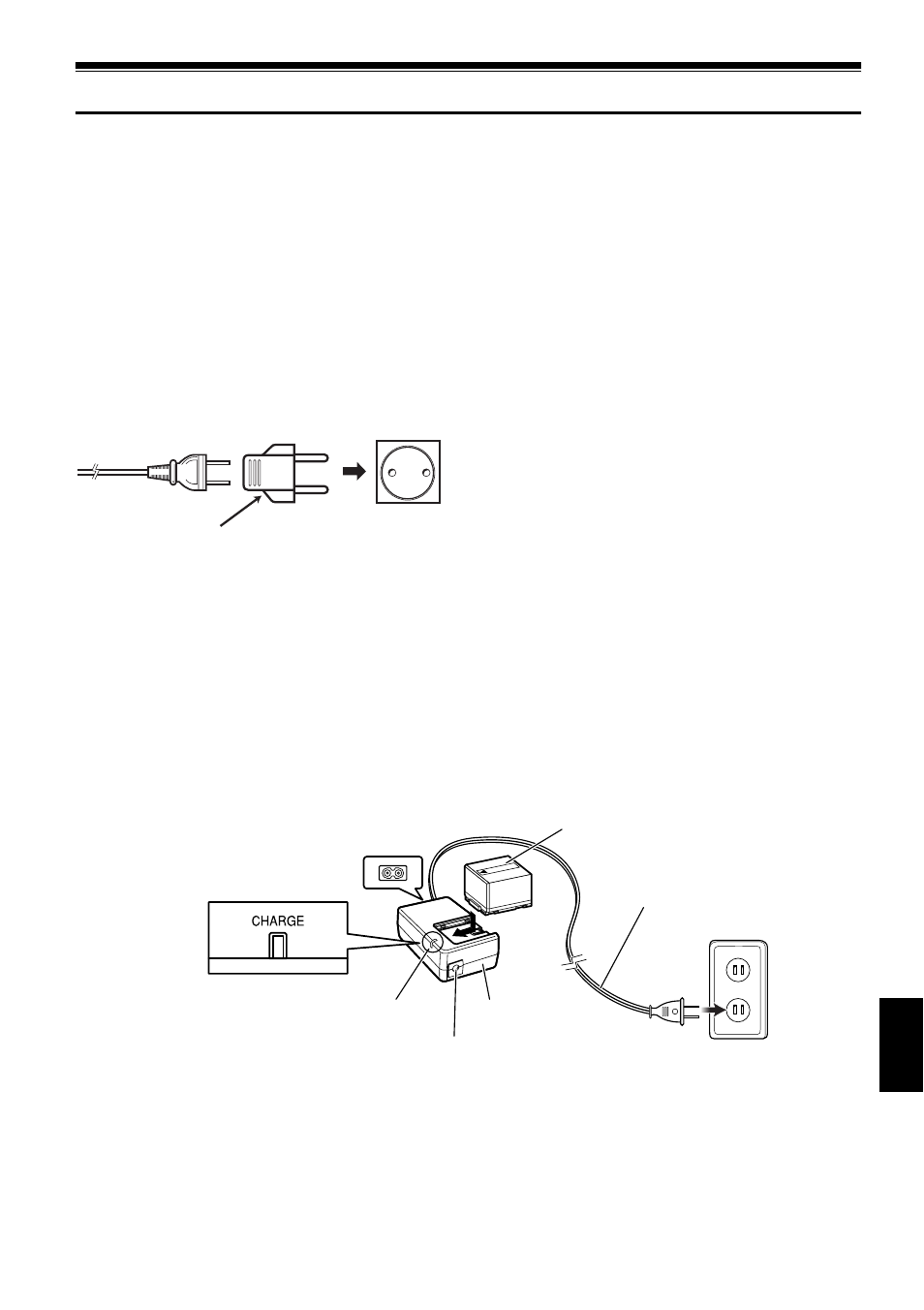 Setting up the battery, Charging battery | Hitachi DZ-MV780A User Manual | Page 39 / 190