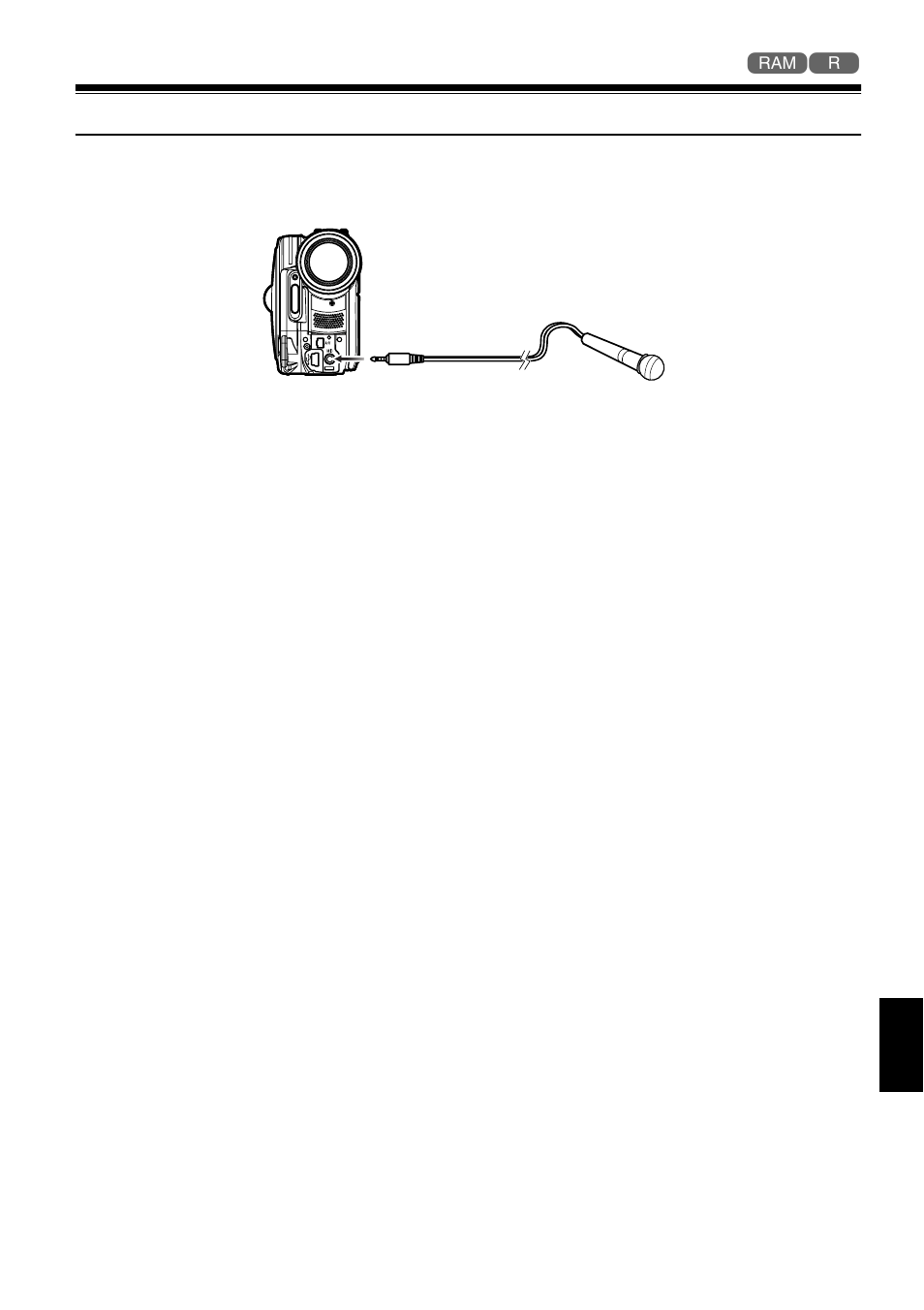 Using external microphone | Hitachi DZ-MV780A User Manual | Page 75 / 190