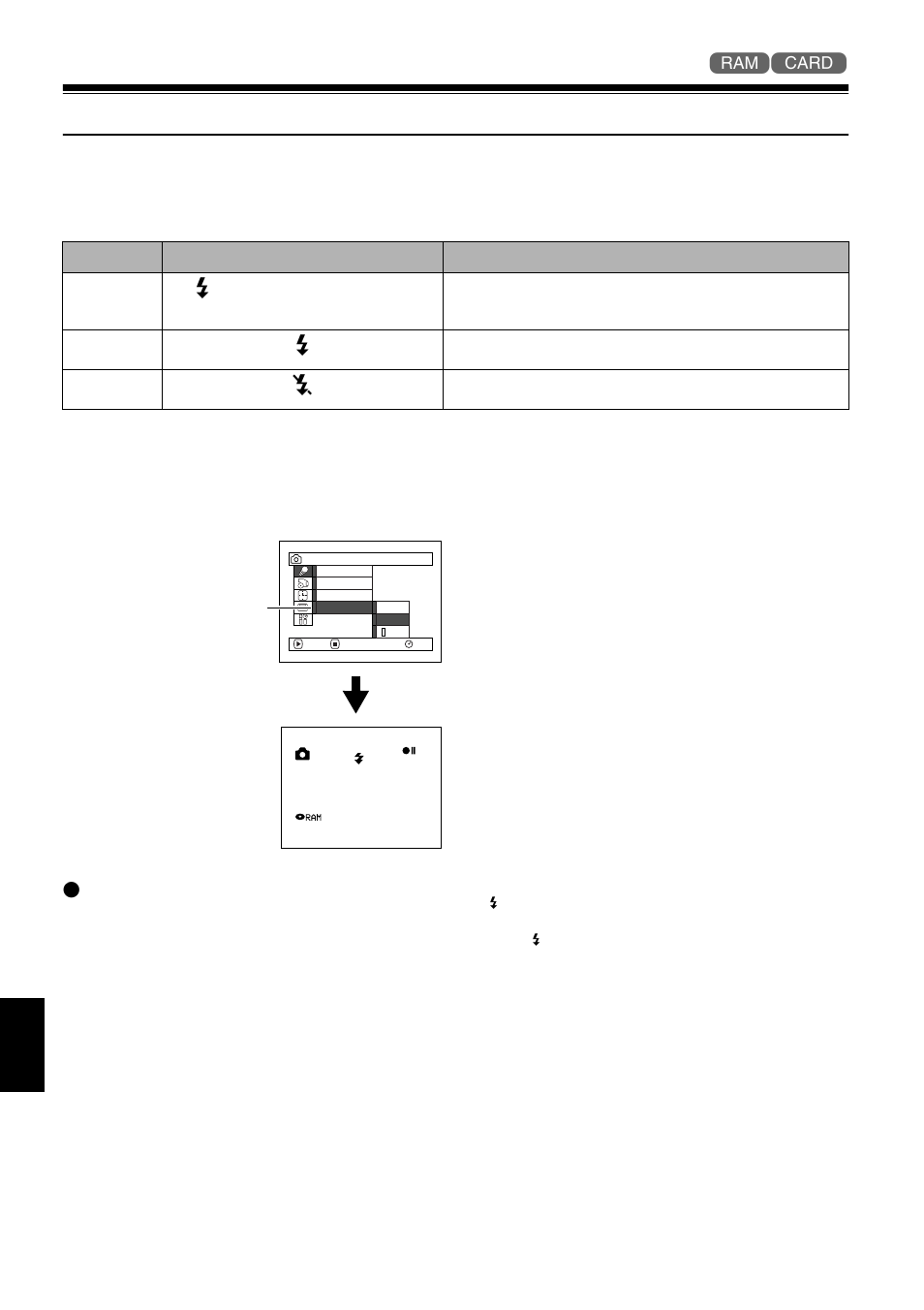 Built-in video flash (for dz-gx20a only) | Hitachi DZ-MV780A User Manual | Page 76 / 190