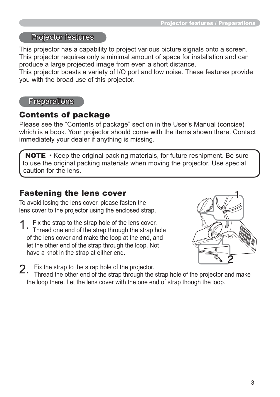 Hitachi CP-X205 User Manual | Page 12 / 127