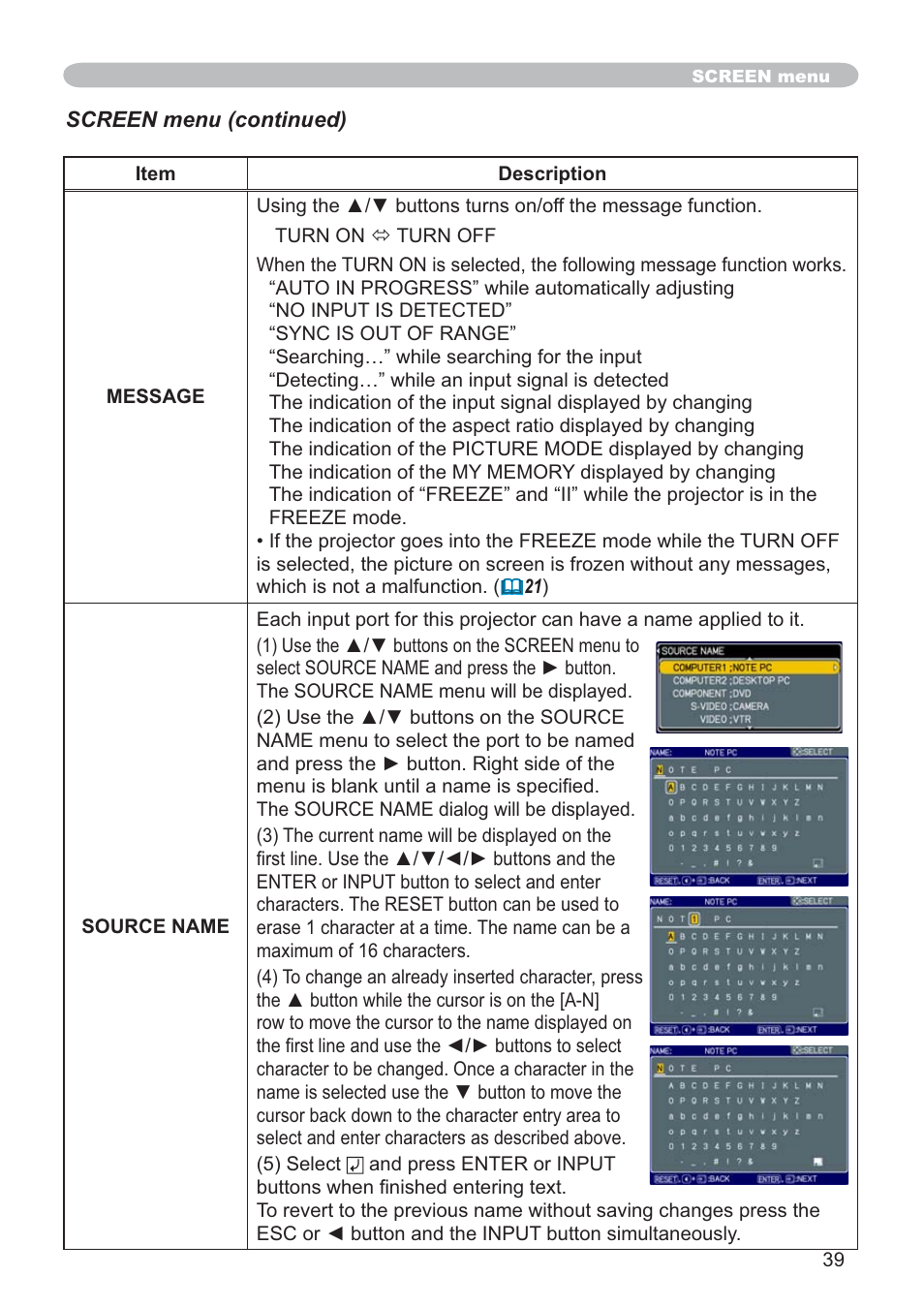 Hitachi CP-X205 User Manual | Page 48 / 127