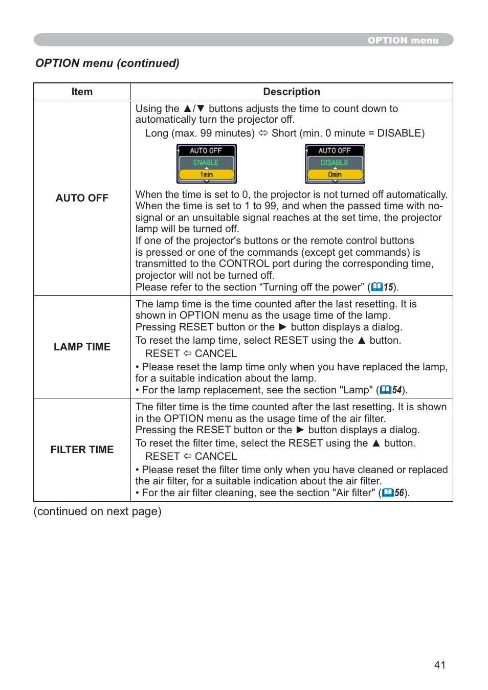 Hitachi CP-X205 User Manual | Page 50 / 127