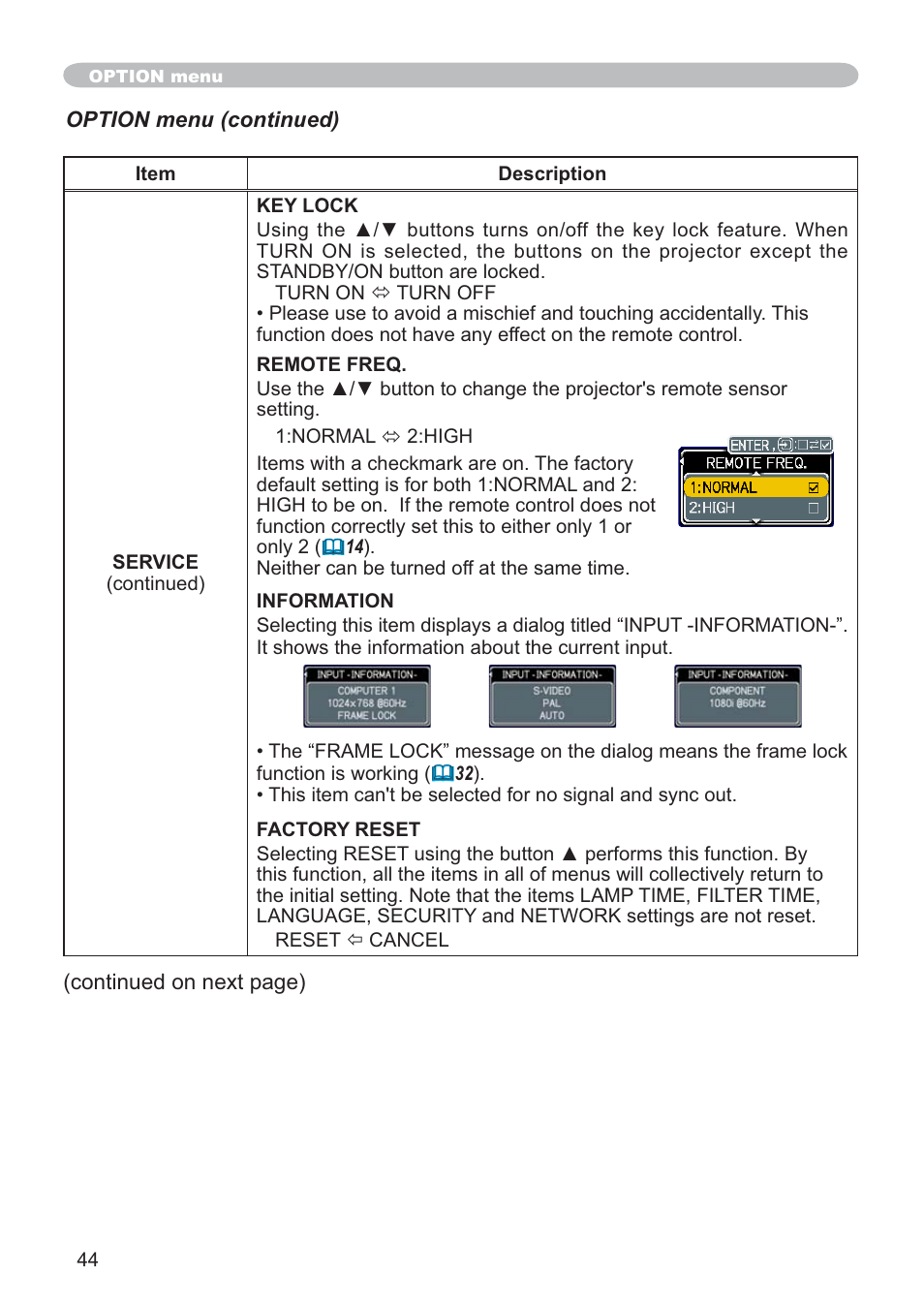 Hitachi CP-X205 User Manual | Page 53 / 127