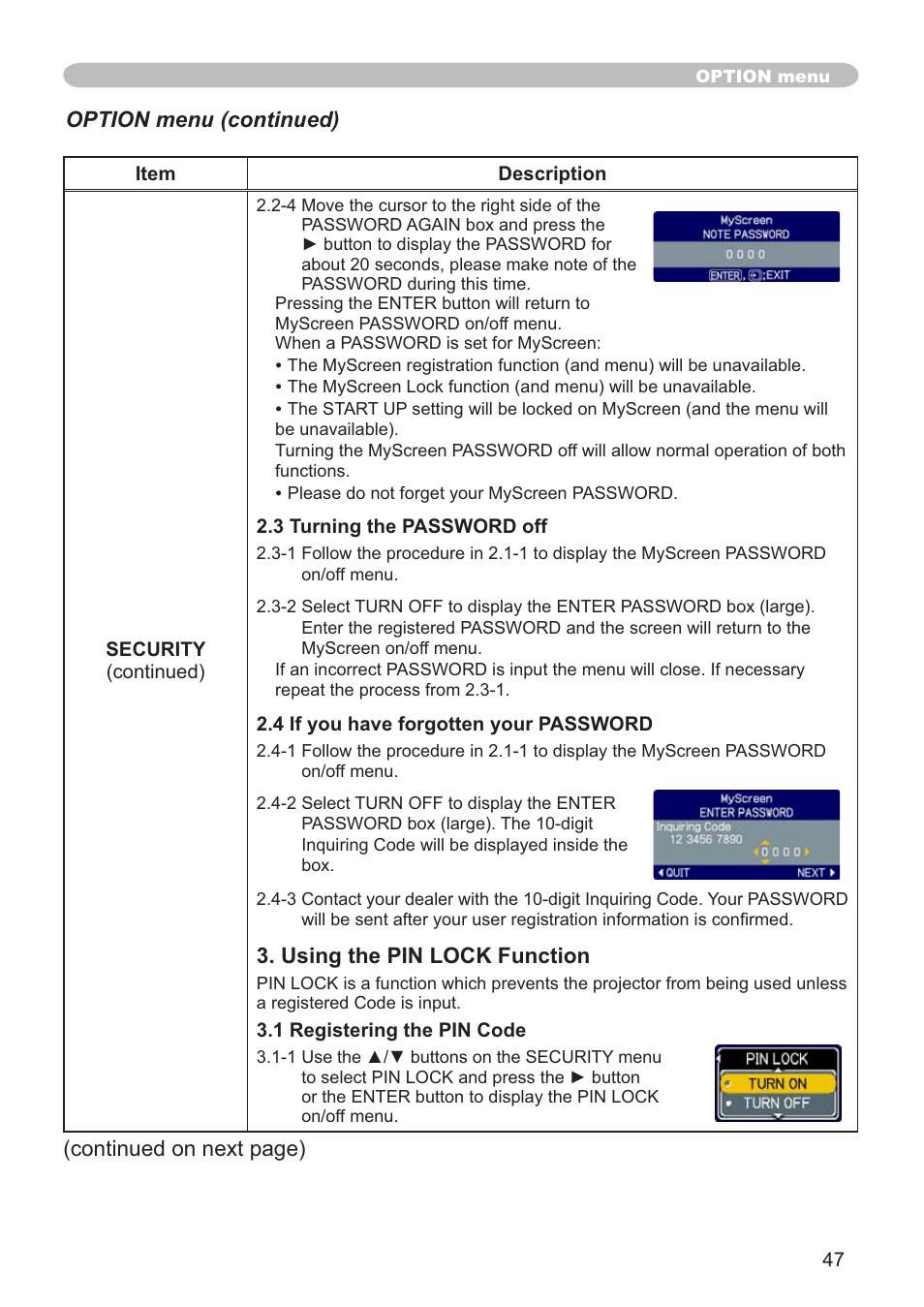 Hitachi CP-X205 User Manual | Page 56 / 127