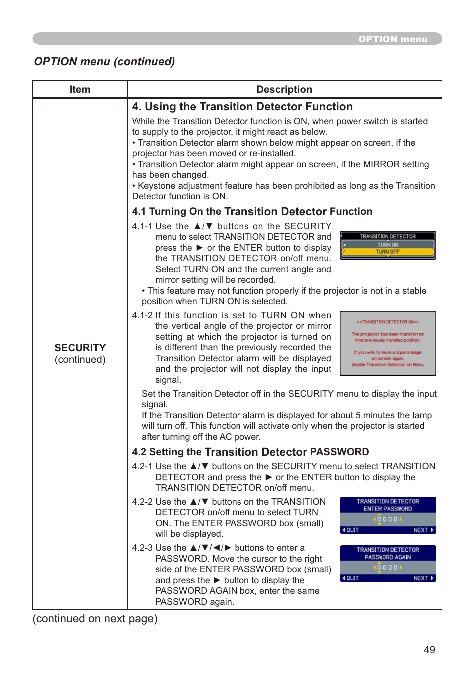 Hitachi CP-X205 User Manual | Page 58 / 127