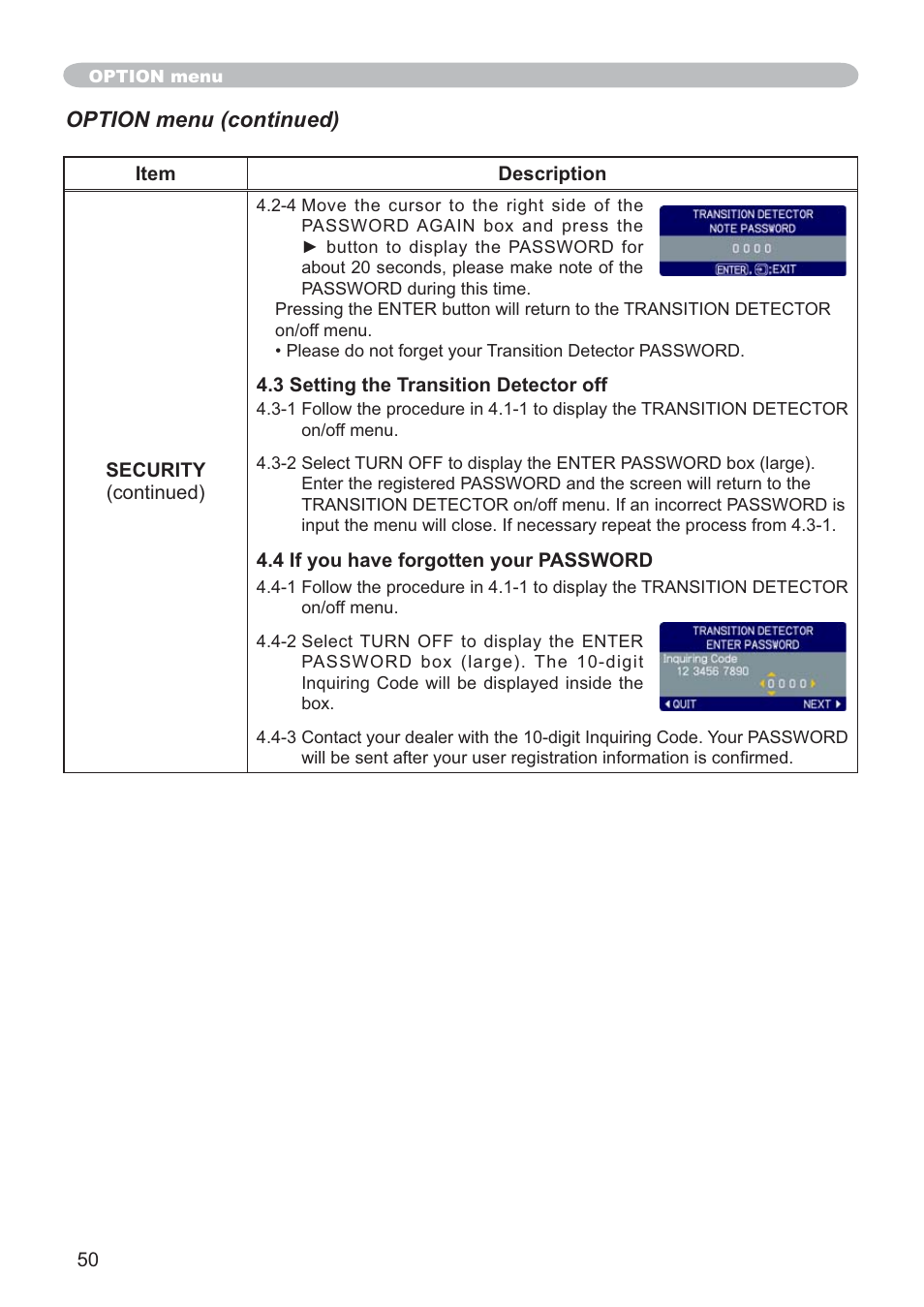 Hitachi CP-X205 User Manual | Page 59 / 127