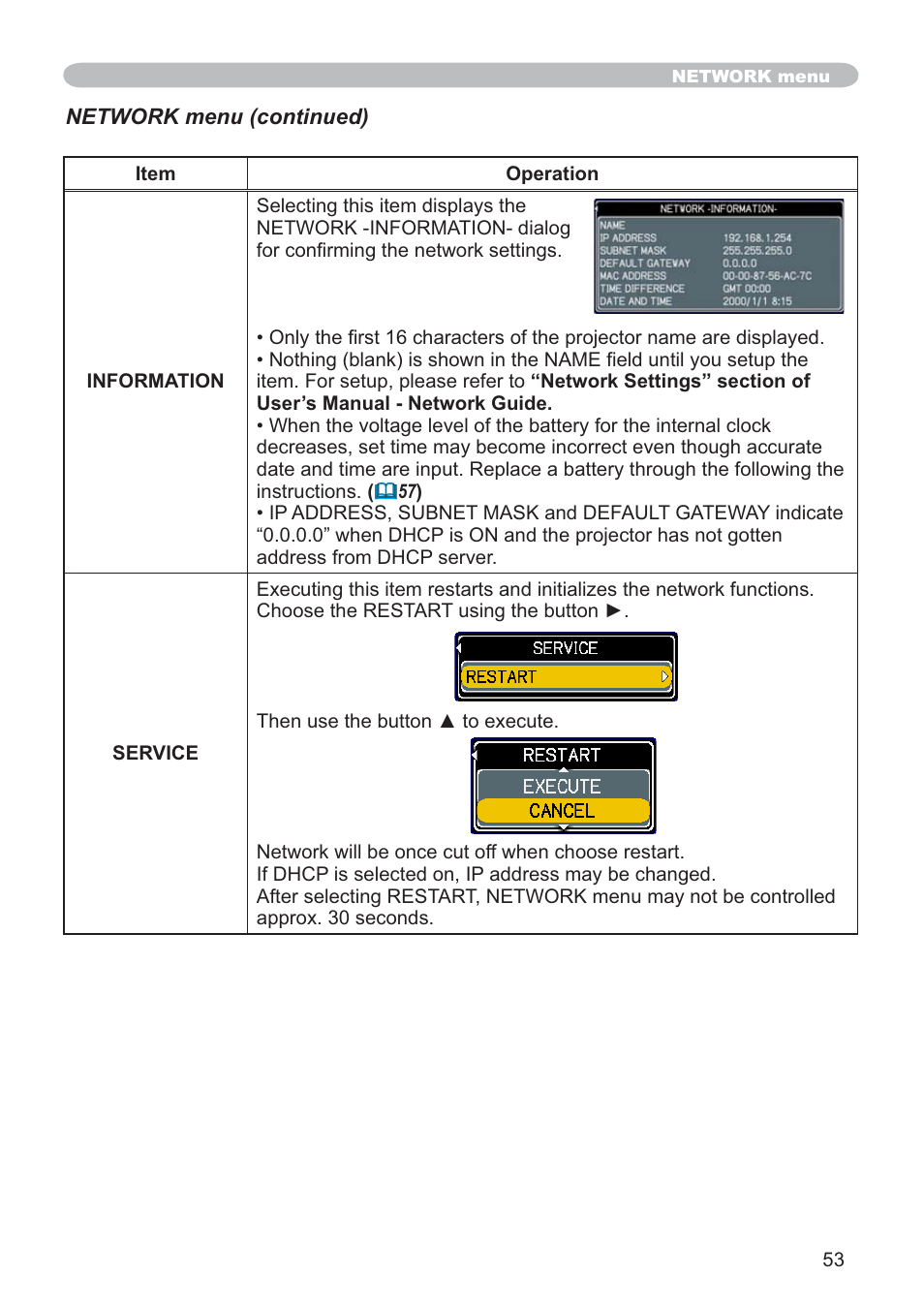 Hitachi CP-X205 User Manual | Page 62 / 127